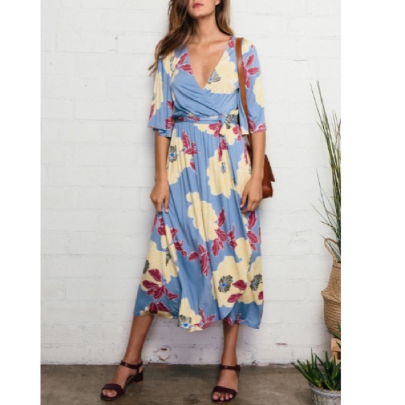 Rachel Pally Dresses & Skirts - Rachel Pally Tristan Wrap Dress in Bloom